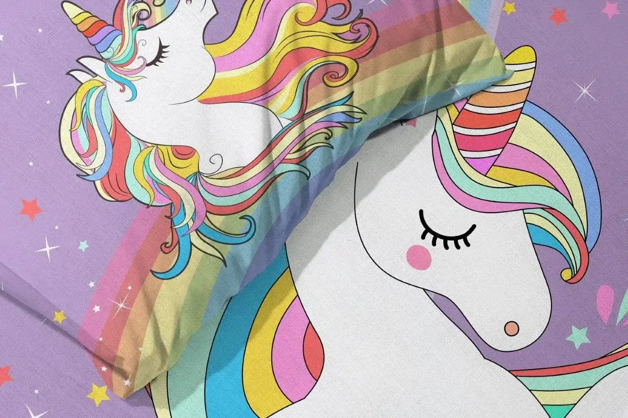 Egyszarvú pamut ovis gyerek ágynemű