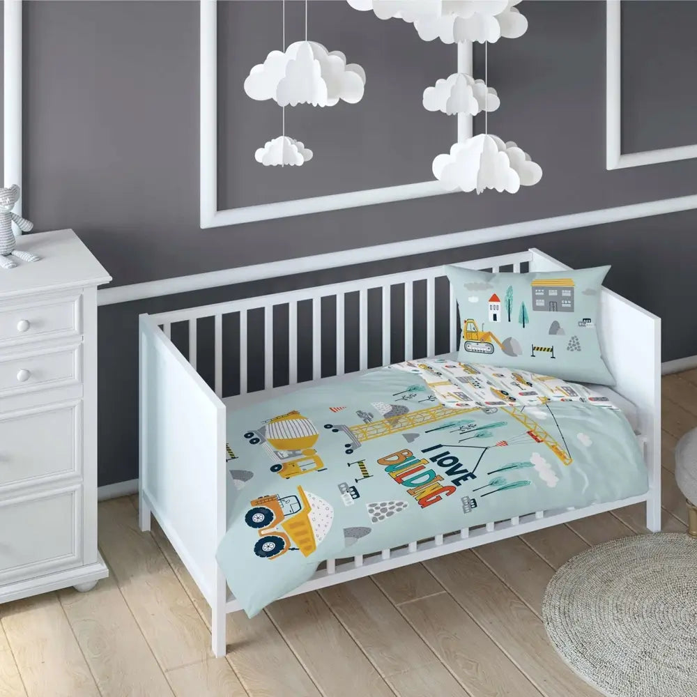 Pamut ovis ágyneműhuzat - Munkagépes 100x135 cm