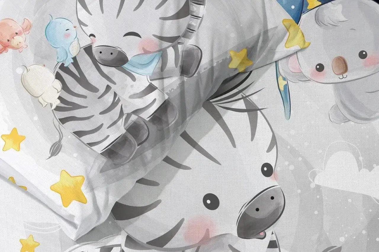 Zebra mintás pamut ovis ágynemű