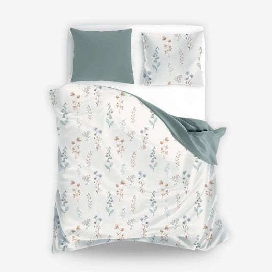 Ágyneműhuzat mezei virágos mintával 140x200 cm