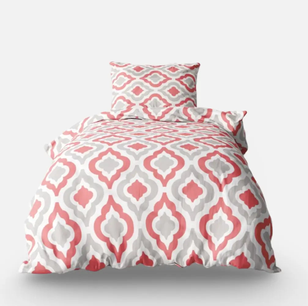 Geometrai mintás ágynemű szett 90x200 cm