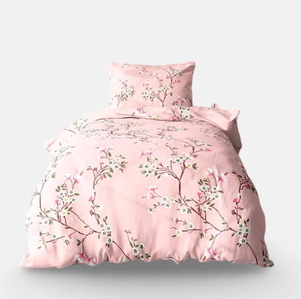 Virágmintás pamut ágynemű garnitúra