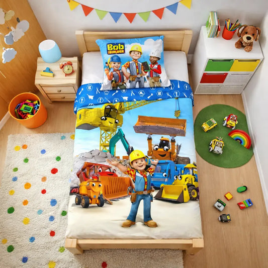 Bob, a mester mintájú ovis ágynemű gyerekszobai környezetben