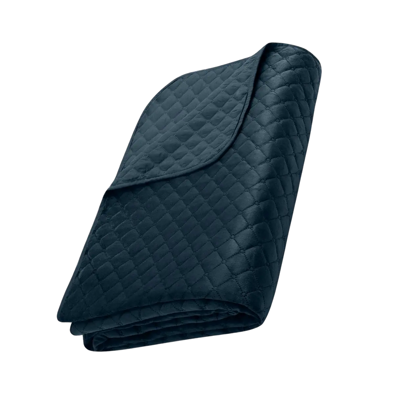 Steppelt ágytakaró kék színben