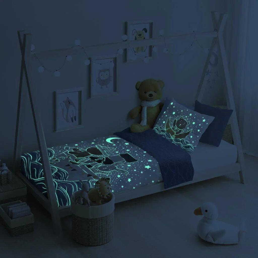 Világító ágynemű, fluoreszkáló ágynemű, világító ágyneműhuzat