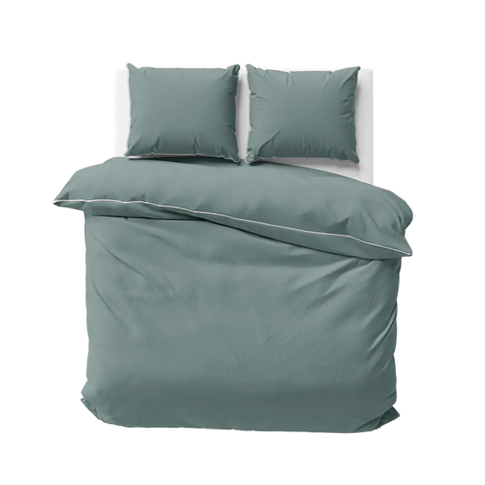 Szatén ágynemű zöld színben 140x200 cm