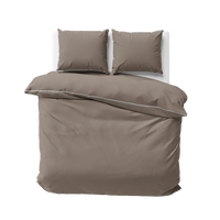 Luxus ágyneműhuzat taupe színben 140x200 cm