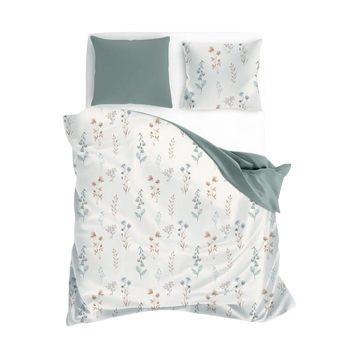 Ágyneműhuzat mezei virágos mintával 140x200 cm