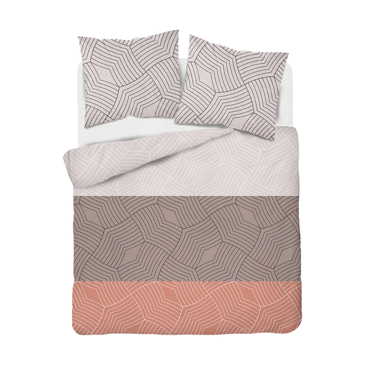 Ágyneműhuzat geometriai mintával 140x200 cm