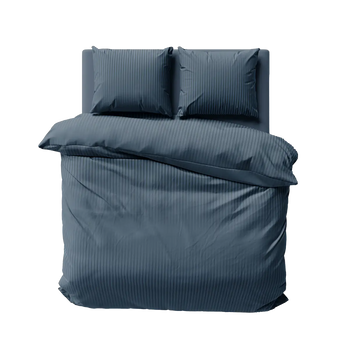 Szatén ágynemű kék színben 140x200 cm