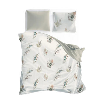 Ágyneműhuzat pamapafüves mintával 140x200 cm