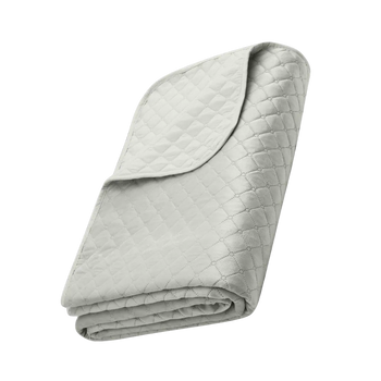 Szürke steppelt ágytakaró