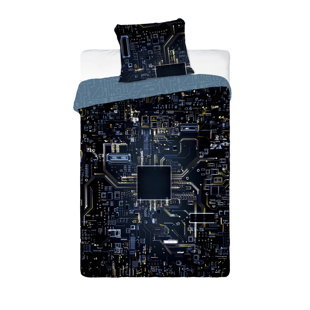 Világító ágynemű chip mintával 140x200 cm