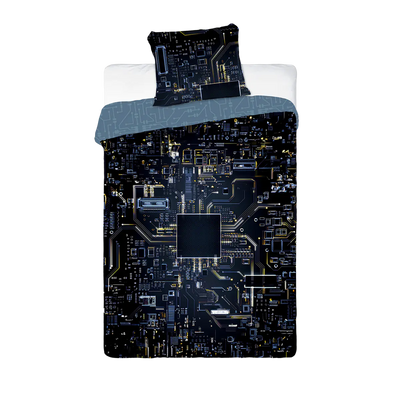 Világító ágynemű chip mintával 140x200 cm