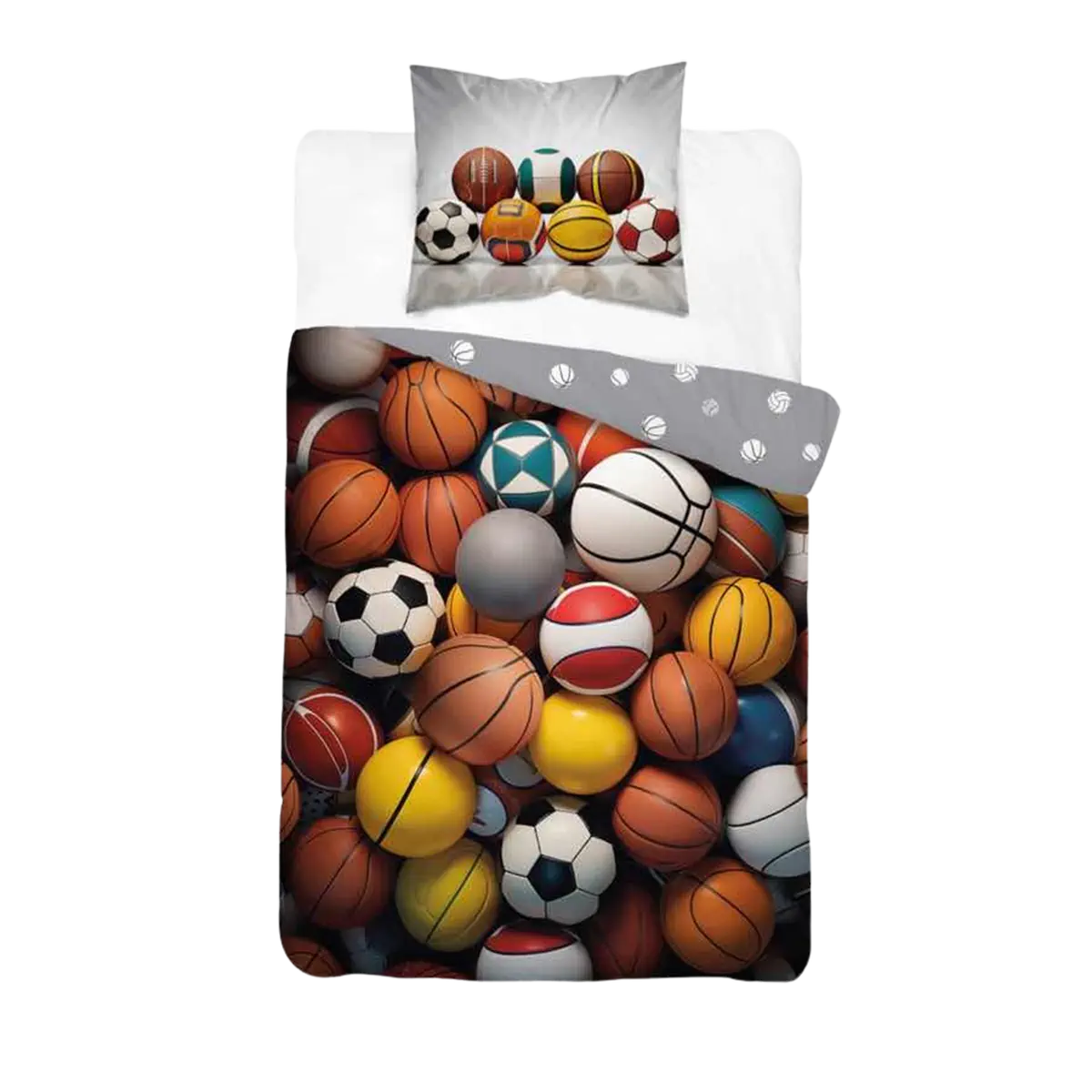 Világító ágynemű labdás mintával 140x200 cm