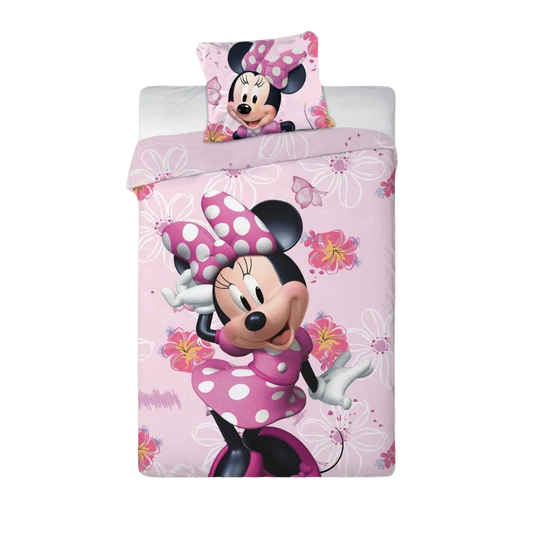 Minnie egér ágynemű rózsaszín 140x200 cm
