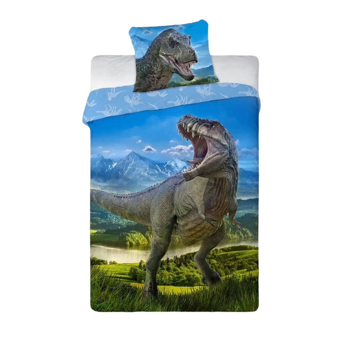 Gyerek ágynemű dínós mintával 140x200 cm