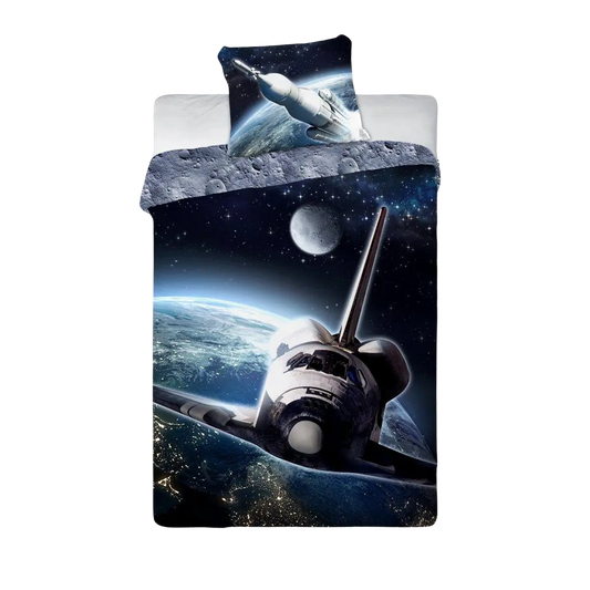 Gyerek ágynemű űrhajós mintával 140x200 cm