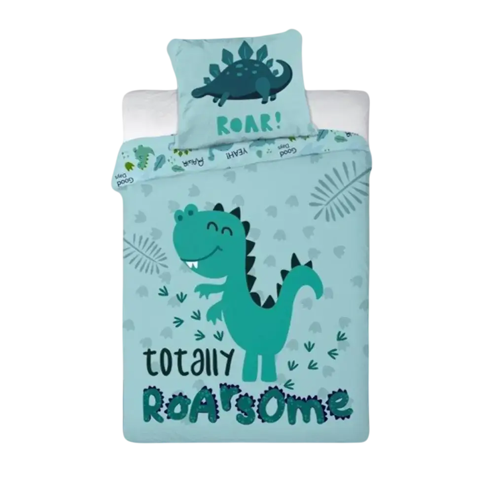 TESZT ágynemű - Dínós mintával 100x135 cm