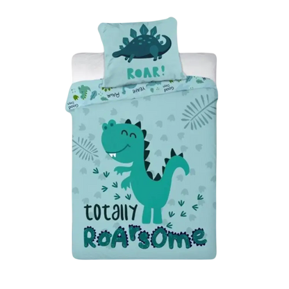 TESZT ágynemű - Dínós mintával 100x135 cm