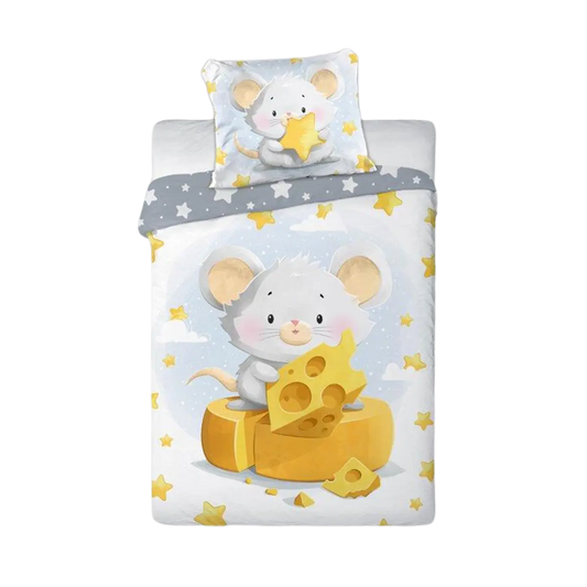 Ovis ágynemű egér mintával 100x135 cm