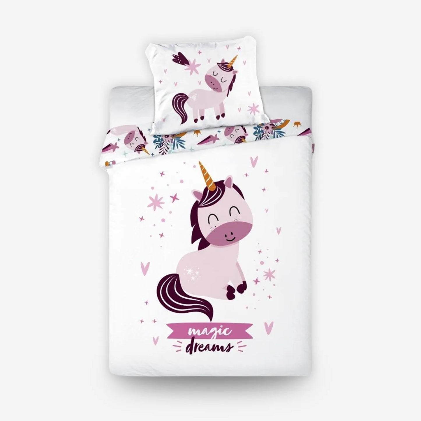 Ovis ágynemű unikornis mintával 100x135 cm