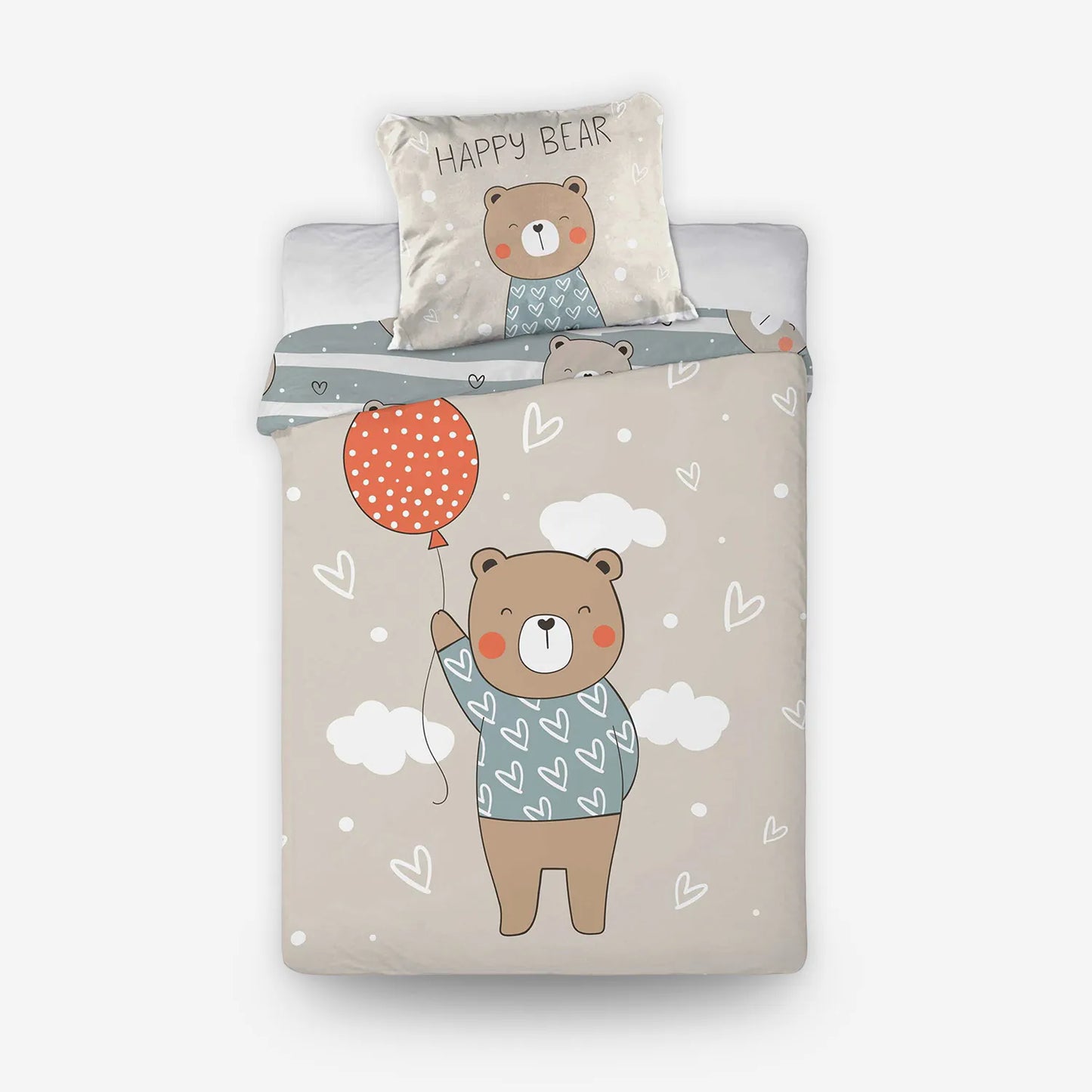 Ovis ágynemű macis mintával 100x135 cm