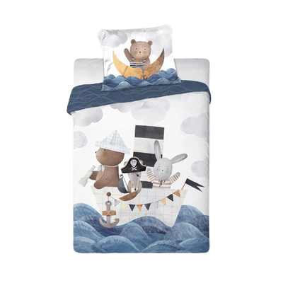 Ovis ágynemű világító tengerészes mintával 100x135 cm