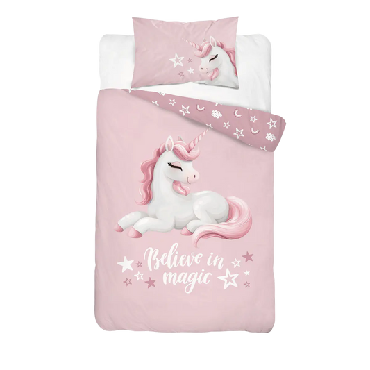 Unikornis ágynemű ovis 100x135 cm