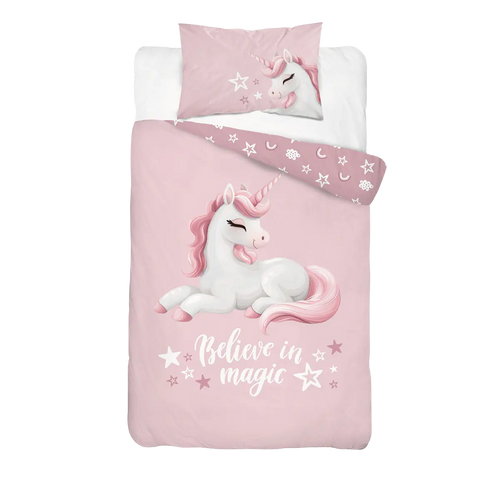 Unikornis ágynemű ovis 100x135 cm