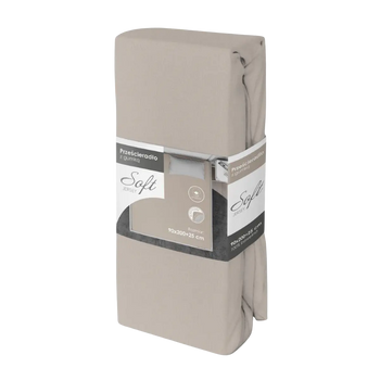 Pamut jersey gumis lepedő szürke színben