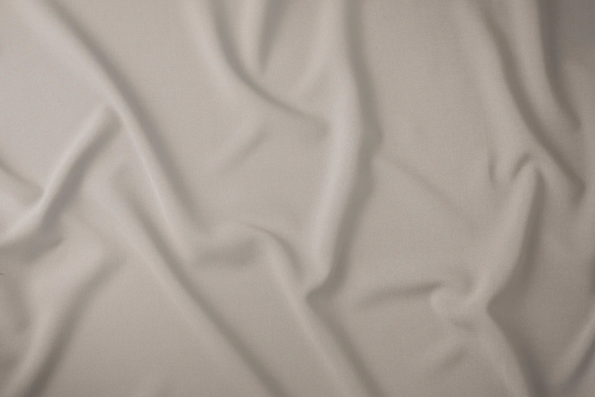 Prémium bézs pamut lepedő anyaga közelről