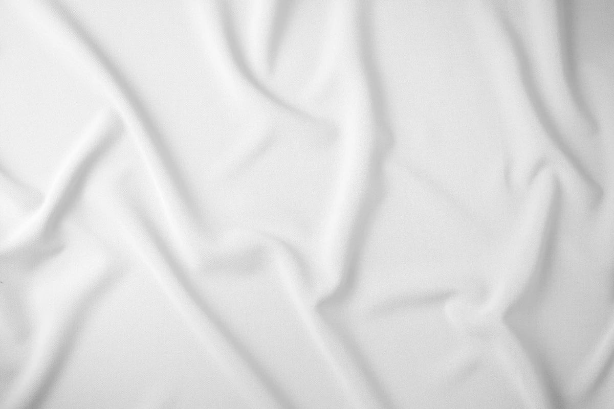 Prémium fehér pamut lepedő anyaga közelről