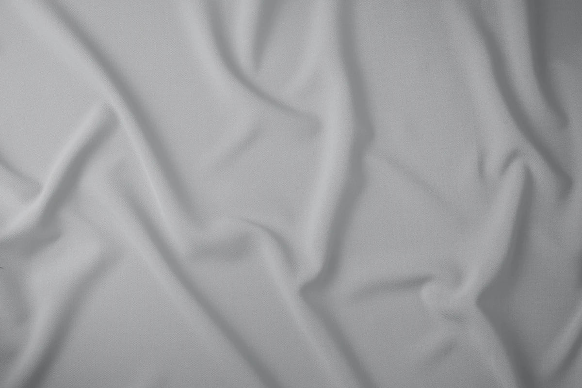 Prémium szürke pamut lepedő anyaga közelről