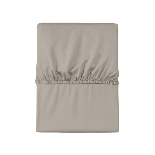 Pamut gumis lepedő taupe színben